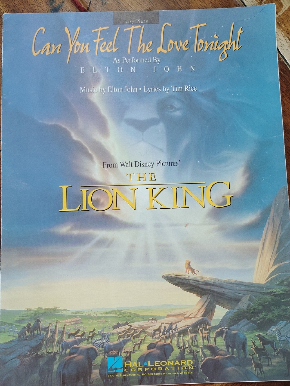 The Lion King And Beauty And The Beast Disney Sheet Music Vintage 1990s - Picture 3 of 6